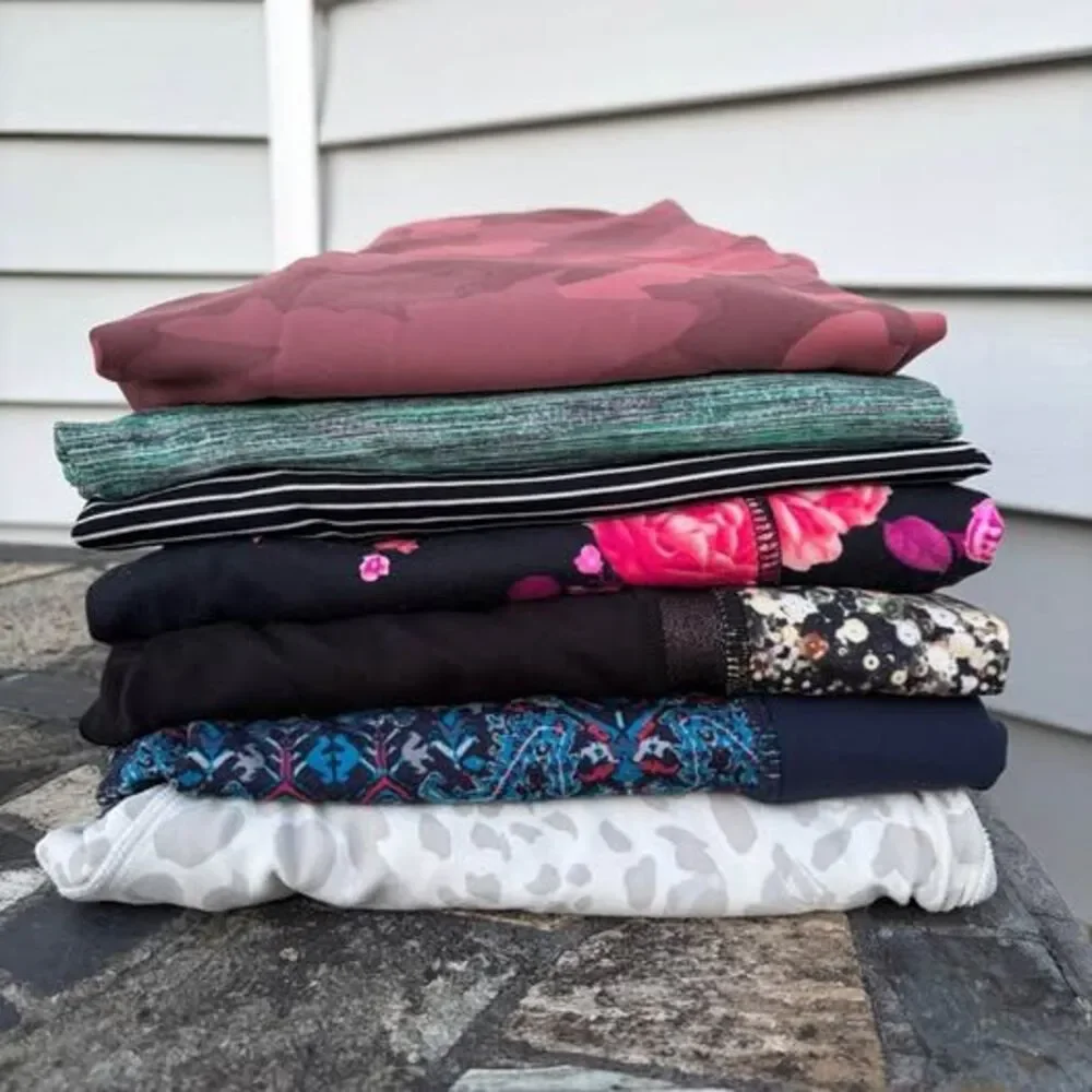 Lululemon Legging 8 Pair Bundle Lot Size Small 4 VS pink betsey johnson athleta - Picture 1 of 9